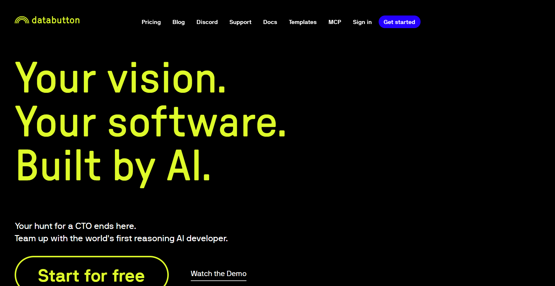 Databutton screenshot