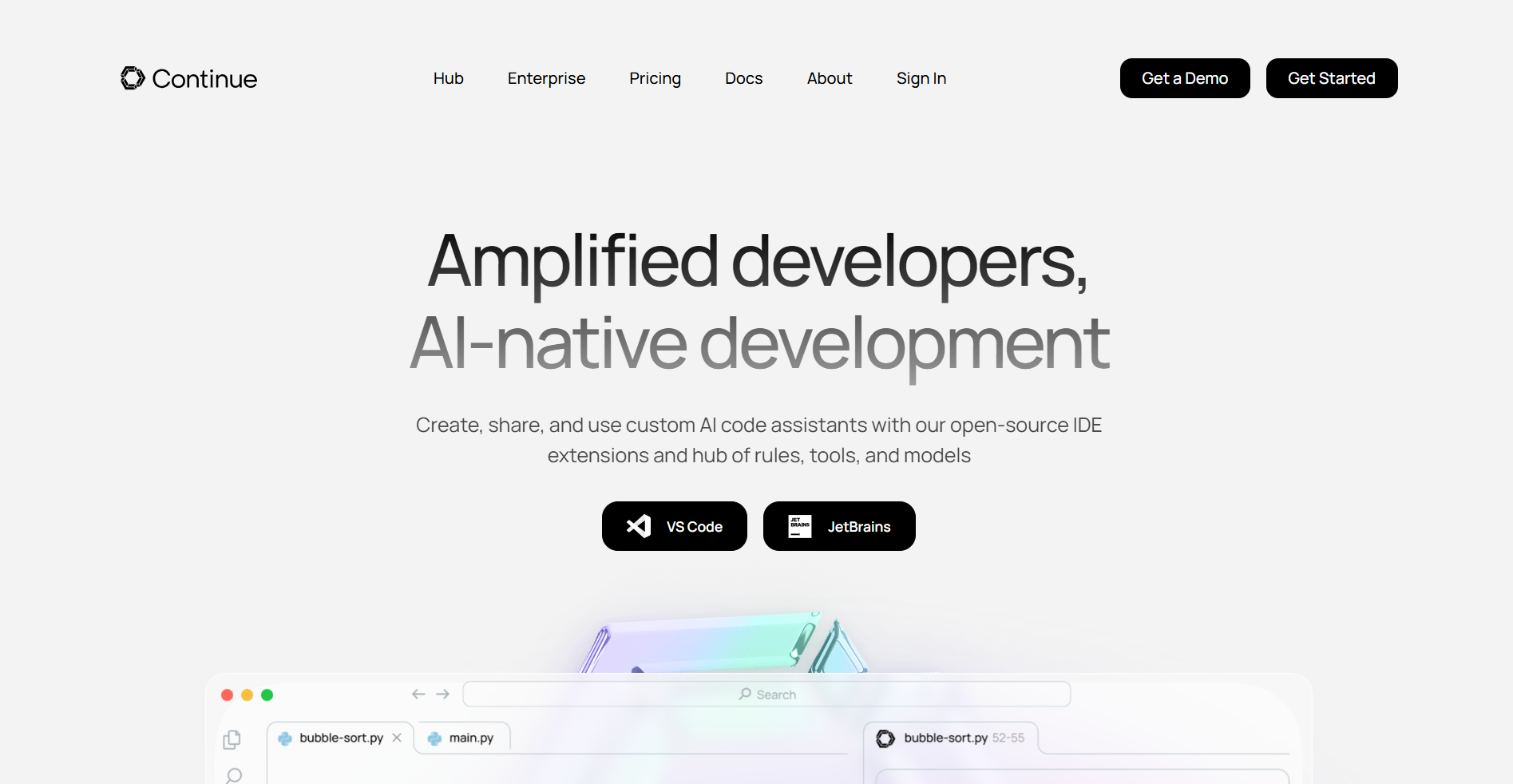 Continue screenshot