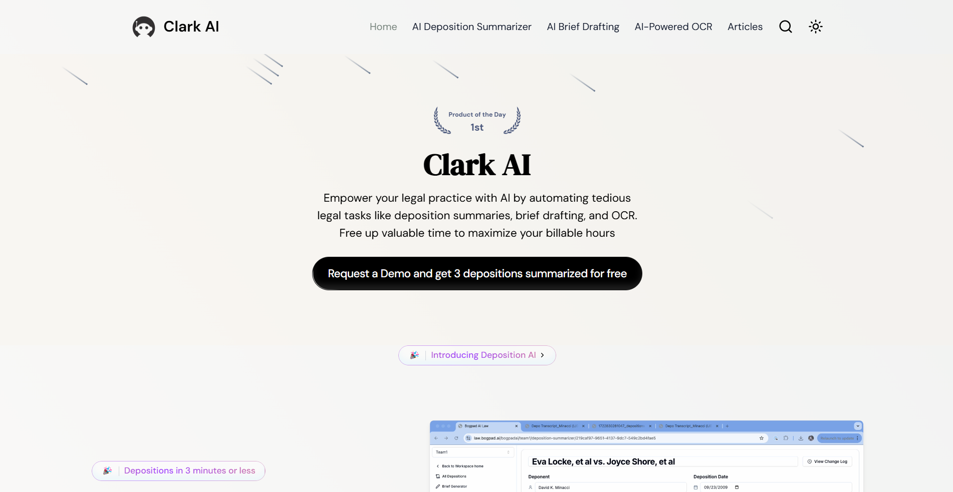 Clark AI screenshot