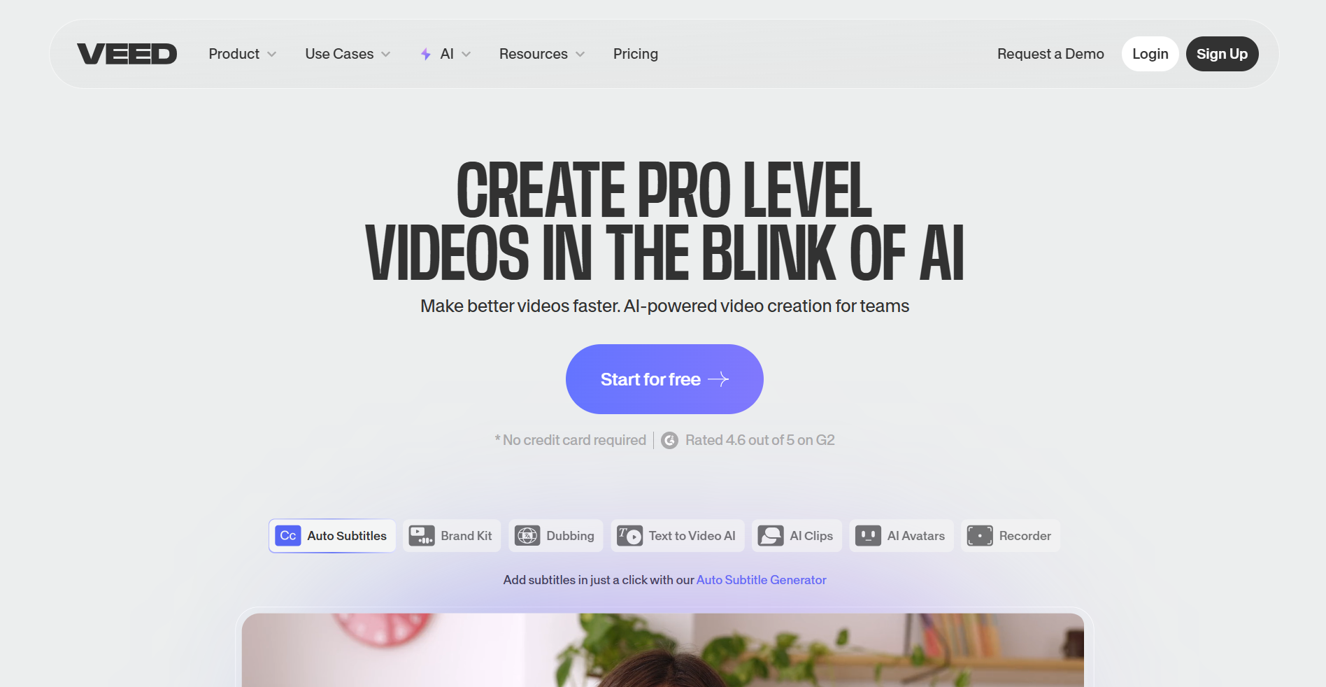 Veed screenshot