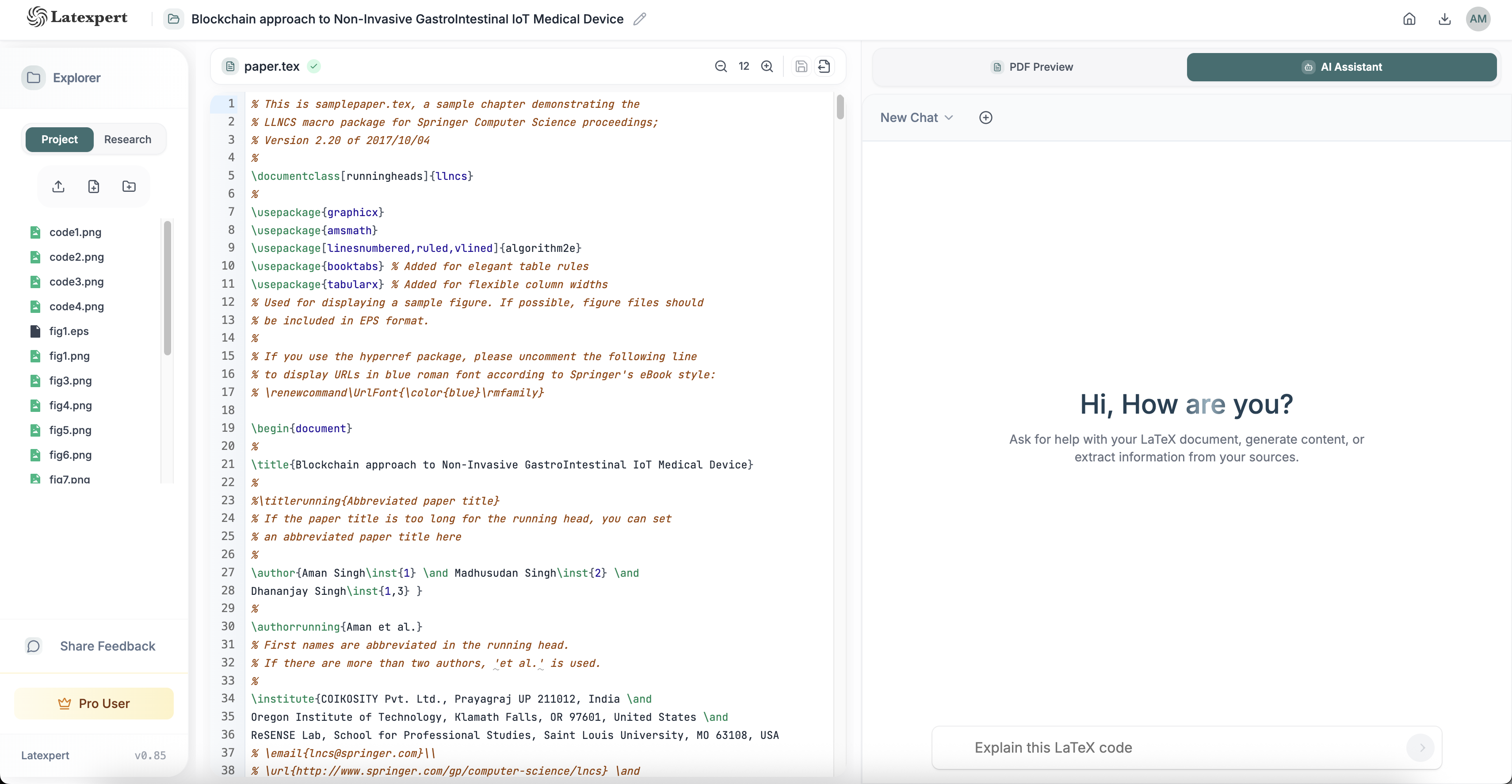 Latexpert screenshot