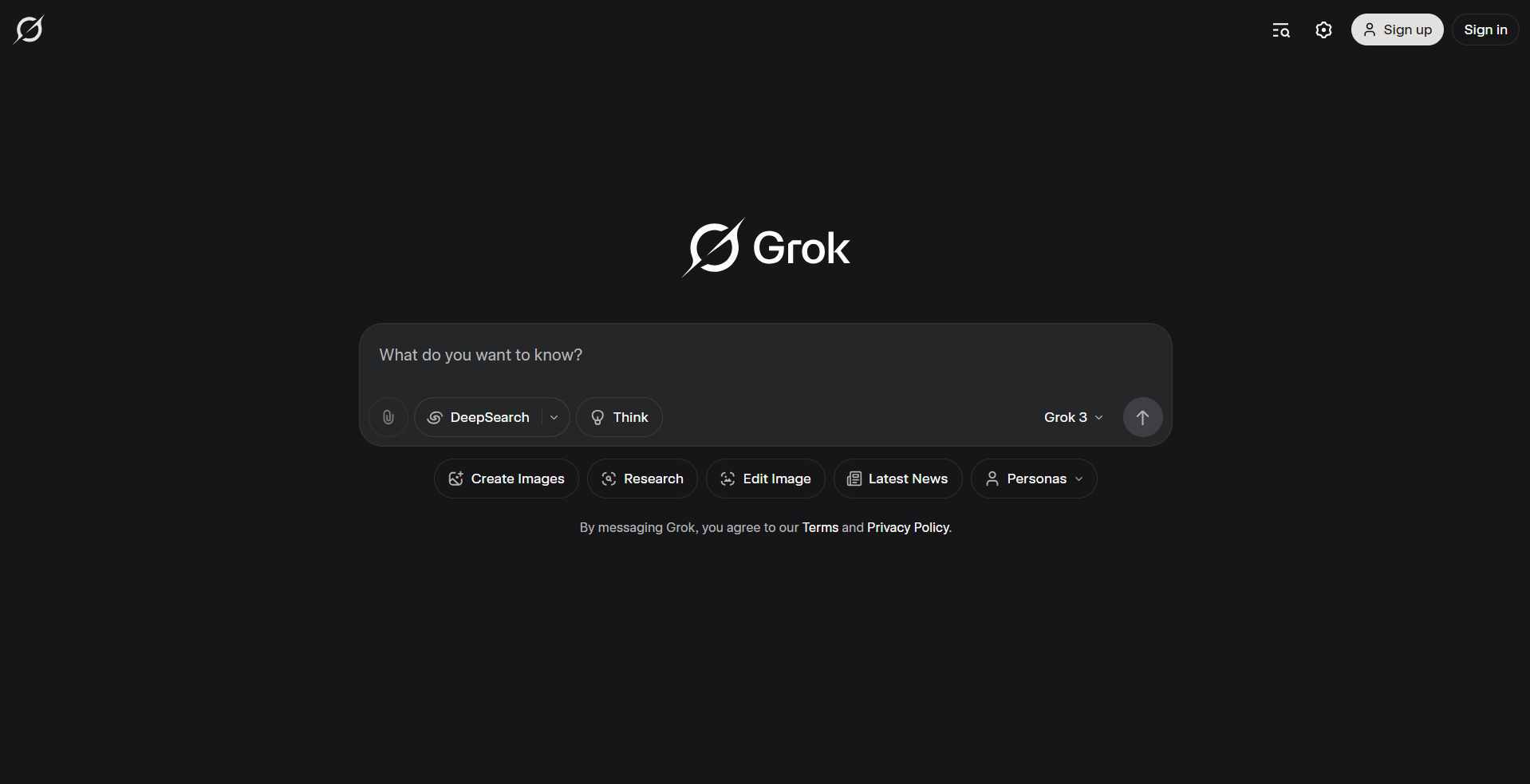 Grok screenshot